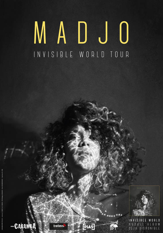 madjo invisible tour poster album graphisme print