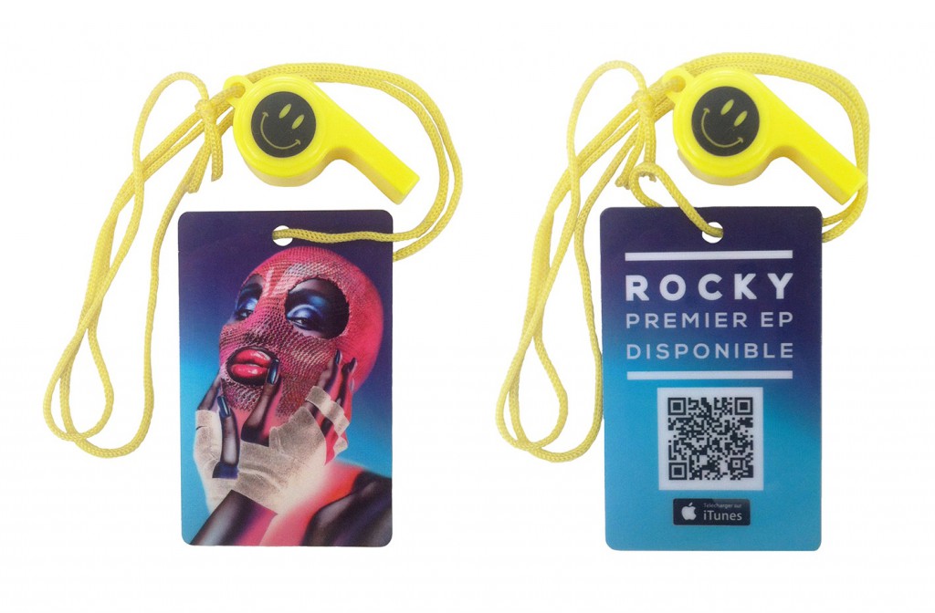 rocky goodies promotionel materiel sifflets ep labelgum 2013 design julie politi graphiste