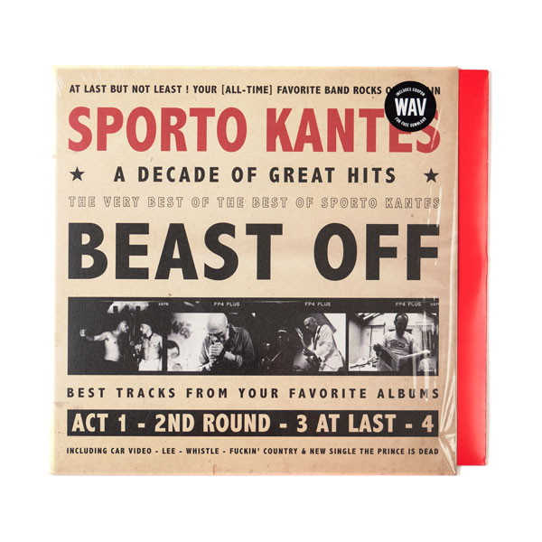 sporto kantes beast off best of album vinyle recto green united music 2013