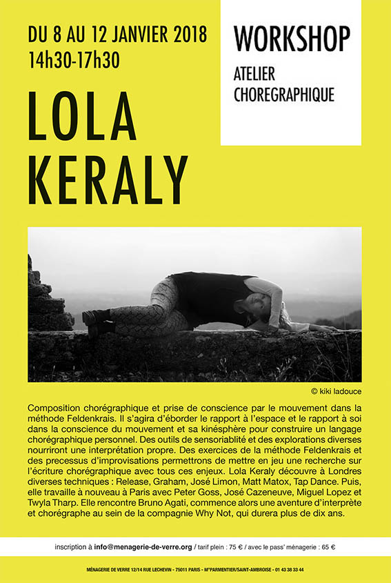 charte graphique pedagogie menagerie de verre danse creation contemporain art workshop flyer lola keraly