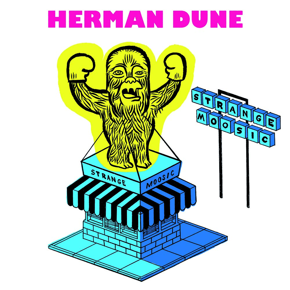 herman dune strange moosic album labelgum 2012 format cd livre maquette production julie politi graphiste